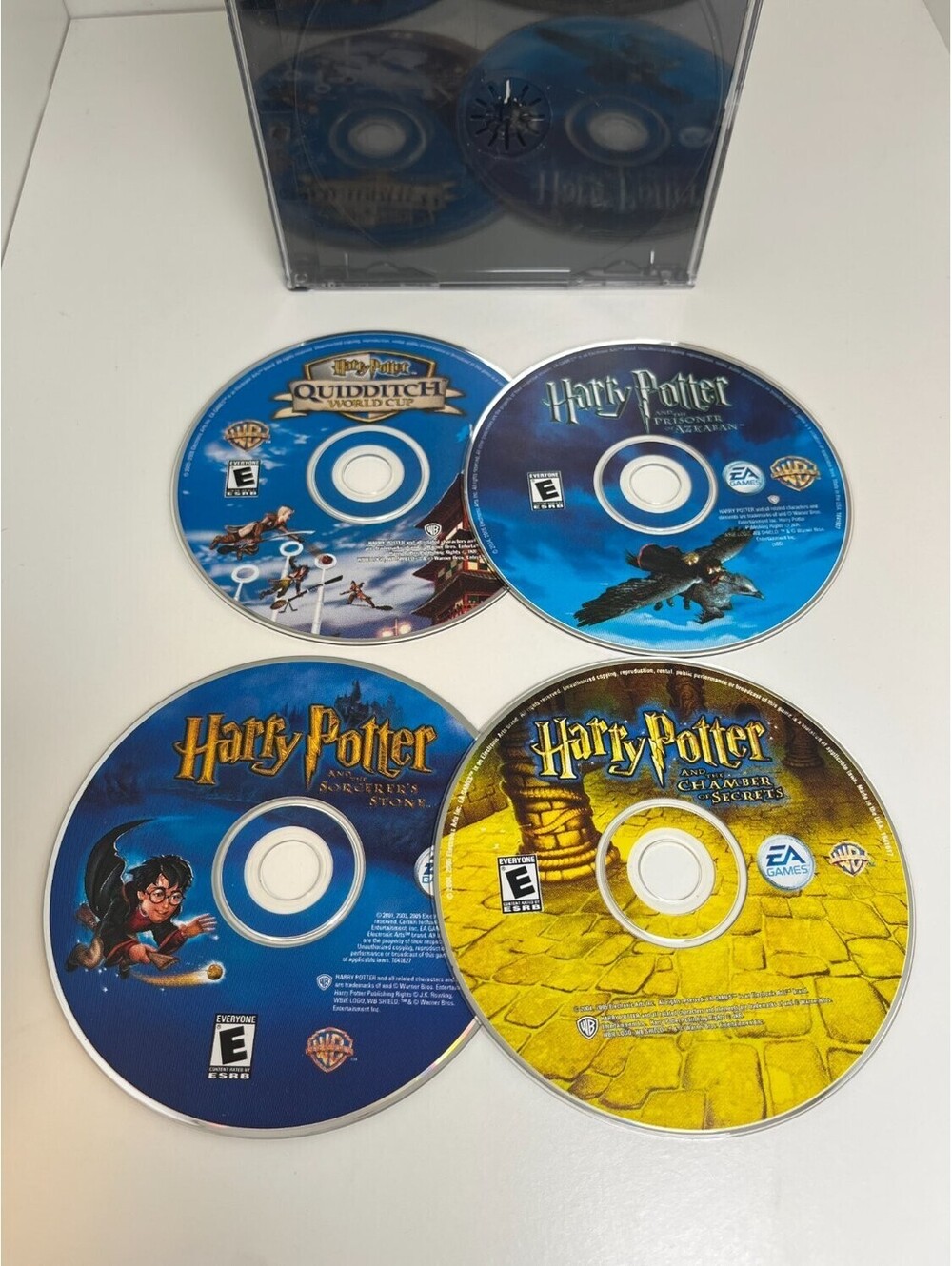 Electronic Arts Harry Potter 4-Game Collection PC Cd-rom video game lot blue